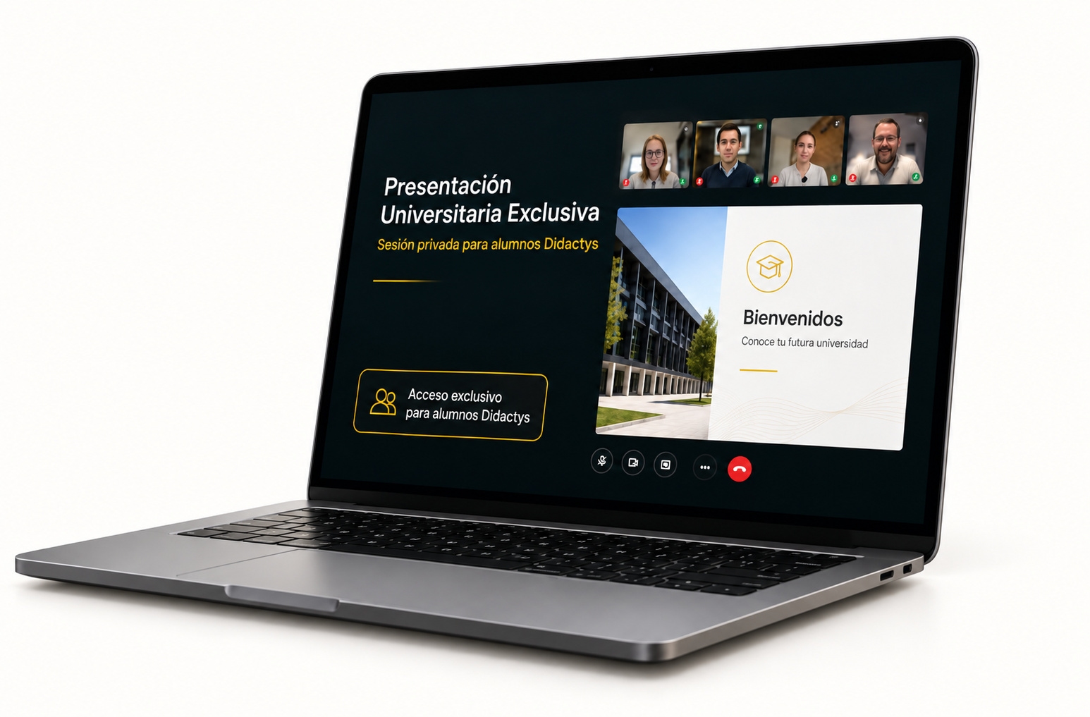 Presentación privada con universidades para alumnos de Didactys